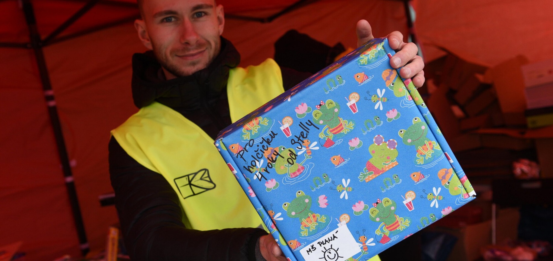 Krabice od srdce pro ukrajinské děti